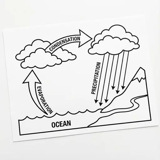 Science worksheet figure for a classroom lesson